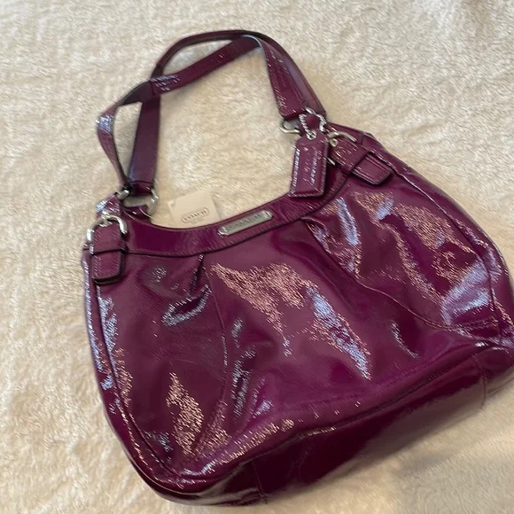 Coach F19705 Crimson Plum Hobo Bag